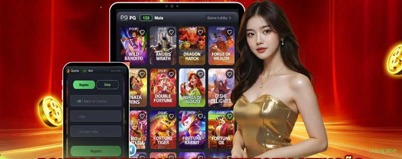 Acessar jogos e bônus no APK
